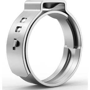 Bates- PEX Cinch Clamp Rings, 1/2", 50 Pack, Stainless Steel, 1/2 Pex Clamp, Pex Pipe Clamps, 1/2 Pex Crimp Ring, 1/2 Pex Clamps, 1/2 inch Pex Crimp Rings, Pex Clamps 1/2 inch, Pex 1/2 Crimp Rings