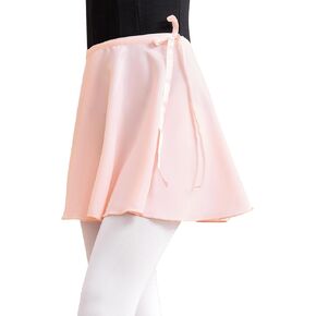 Daydance Black Girls Women Ballet Wrap Skirts Sheer Chiffon Dance Over Scarf for Leotards