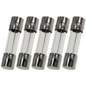 Pack of 5-200mA (0.2A) Glass Fuse (GMA), 250v, 5mm x 20mm (3/16" X 3/4") Fast Blow (Fast Acting)