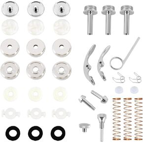 EASTROCK Trumpet Repair Kit Trumpet Finger Buttons Trumpet Parts 1Set Trumpet Piston Repair Tool