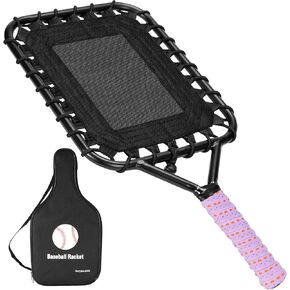 Fungo Racket Baseball/Baseball Racket for Fly Balls, 19-Ounce Scientific Weighted Racquet Bat More Control and Accuracy Baseball Training Equipment for Parents and Coaches