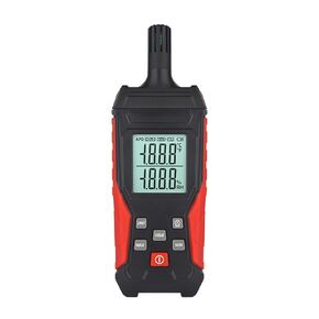 HFS(R) Temperature & Humidity Meter Detector Digital Hygrometer Handheld Industrial Home Indoor - Ambient, Relative Humidity, LCD Backlight, Min/Max Hold