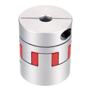 MECCANIXITY Aluminum Shaft Coupling Shaft Coupler 12mm to 15mm Flexible Spider Coupling L50mm x D40mm Coupler Jaw Spider Shaft Joint Connector for 3D Printers DIY CNC Router Milling Machine