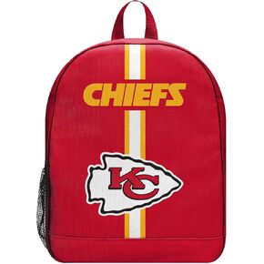 FOCO - NFL Youth Size Team Logo Striped Backpack - Ages 6-12 Years Old (Miami Dolphins)