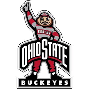 Ohio State Magnet (SMILING BRUTUS MAGNET (3''4''6''12''), 4 in)