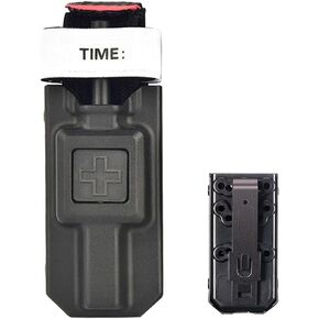 Tourniquet Holder, Tourniquets Case CAT Combat Application Gen 7 or Older, Tourniquet Holster TQ Holder for Duty BeltFits Molle Equipment, Police Gear (1)