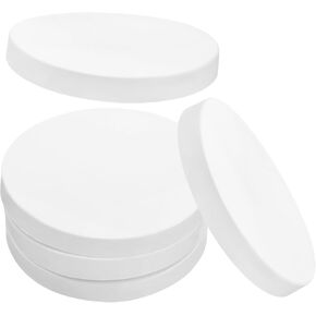 BESPORTBLE Practical Piling Caps 5pcs Marine Dock Piling Caps Flat Top Piling Cones Marine Dock Boat Edge Post Heads Cover PVC Dock Piling Protection Caps White Convenient Piling Caps