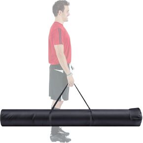 Corner Flag Storage Bag for Coaching Stick Agility Poles Carry Bag Black Oxford Slalom Pole Bag Agile Rod Bag Guard Flag Storage Bag Field Hockey Lacrosse Bag Effortless Bag for 16 Poles 6ft x 7Inch
