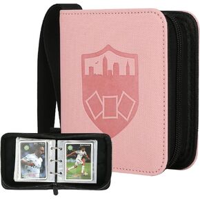 GERMUN 9 Pocket Trading Card Binder,720 Cards, 40 Pages,3 Ring,Double Sided Pockets PU Cover Zipper Collection Album Folder for Standard MTG, TCG, Sports Cards(Black) in Kuwait