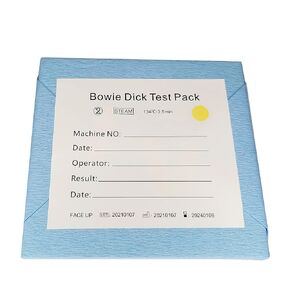 MUHWA 10PCS Bowie Dick Test Pack for Steam Sterilization