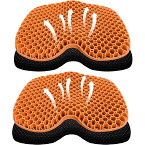 Kayak Seat Cushion, Thicken Anti Slip Waterproof Gel Kayak Seat, Portable Canoe Rowing Rubber Dinghy Pad for Stadium Sit in Kayak Inflatable Fishing Kayak Canoe Kayak Accessories