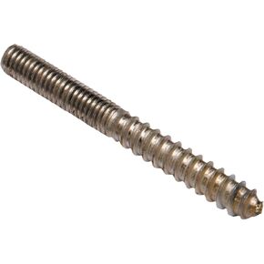 44947 1/4-20 x 3-Inch Stainless Steel Hanger Bolts, 12-Pack