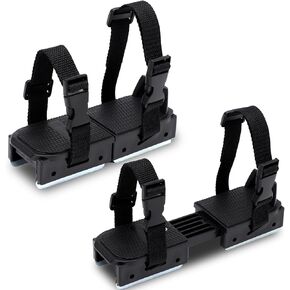 1 Pair Toddler Ice Skate Adjustable Strong Load Bearing High Stability Hook Loop Fastener Strap for Kids Beginner
