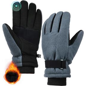 FURTALK Mens Ski Gloves Waterproof Winter Gloves Cycling Snowboard Cold Weather