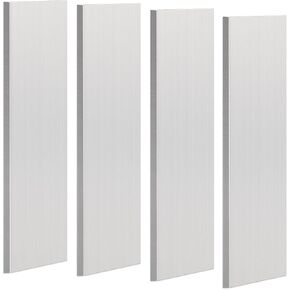 2 Pcs Square Aluminum Bar, 1/4'' Thickness x 2'' Width x 12'' Length Square Aluminum Flat Bar, 6061 General Purpose Flat Plate for Crafting lndustry, 6mm x 50mm x 305 mm, T6511 Solid New Mill Stock