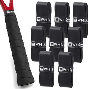 Tennis Racket Grip Tape, 8 Pack Precut Anti Slip Tennis Grip Tape, Super Absorbent Dry Feel Tennis Overgrip Tennis Racket Grips for Tennis, Pickleball