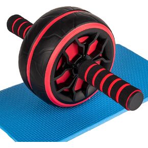 Ab Roller Wheel,Ab Workout Equipment,Home Gym Equipment for Abdominal & Core Strength Training,Wider Ab Machine with Knee Pad Accessories,No Noise Ab Wheel for Men & Women Abdominal