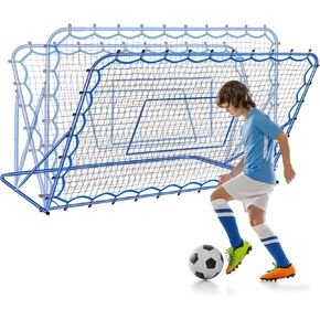 5.9x3.7FT Soccer Rebounder Net, Quick-Switch Angle Soccer Training for Control, Passing Practice, Easy Setup Rebounder Gifts Aids & Equipment for Kids,Teens & Adults