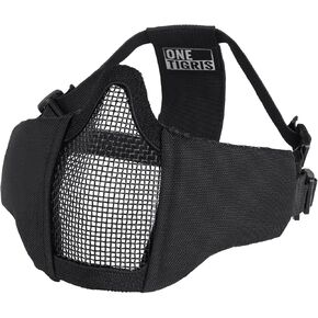 OneTigris Small Tactical Mask 4.5" Foldable Half Face Mask Protective Mesh Mask Fit for Women & Teenagers