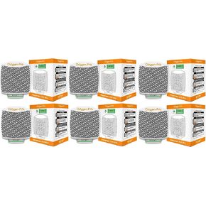Oxygen-Pro - Fragrance Dispenser, Commercial Air Freshener and Deodorizer, Wall Mounted, Battery Operated Automatic Dispenser, Odor Eliminator and Fragrancing System (6 Pack)