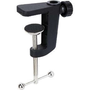 Metal Desk Clamp For Microphone Suspension Boom Scissor Arm Stand Holder with Adjustable Screw by SUNMON