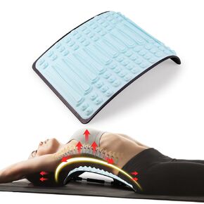Back Stretcher for Lower Back Pain Relief，Unlimited-Level Adjustable Lumbar Back Cracker Board, Back Cracker for Men & Women Stretching, Back Cracking Device for Scoliosis