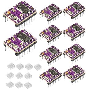 10 قطعة 8825 وحدة محرك متدرج سائق ، Aideepen 8825 وحدة A4988 لسلالم الطابعة ثلاثية الأبعاد 1.4 StepStick + بالوعة الحرارة in Kuwait