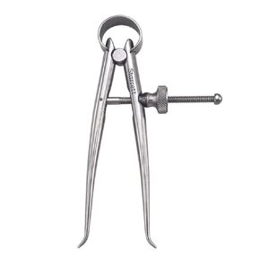 Starrett Toolmakers Spring-Type Caliper and Divider with Bow Spring and Hardened Fulcrum Stud - 3" Size and Capacity, Spring Joint Type - 274-3