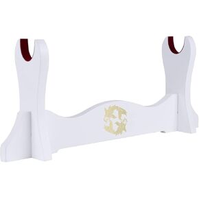 Sword Holder Japanese Velvet Padded Katana Stand Samurai Display Rack Support All Tanto Sword yin and yang 1 Tier