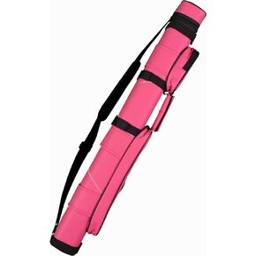 Accuplay Billiards 2X2 Hard Pool Cue Stick Carrying Case Choose Black, Brown, Hot Pink White, Blue White, or Black White