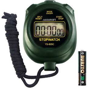 Stopwatch Timer with Countdown, ON/Off No-Clock No-Date Simple Operation, Digital Stop Watch for Sports Kids Coaches Swimming Running, Blue