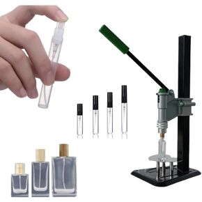 Manual Bench Bottle Capper Machine,Manual Detachable Crimping Tool Collar Press Capping Machine,13-15mm Perfume Spray Glass Bottle Capper Crimper
