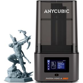 ANYCUBIC Photon Mono 4 Ultra 10K Resin 3D Printer, 7'' HD Mono Screen and COB Light Source, 120mm/h Fast Printing, Intelligent Detection, 6.04''x3.42''x 6.49'' Printing Size