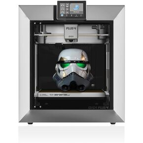 QIDI PLUS4 3D Printer, Max 600mm/s High-Speed, Auto Leveling, 370°C High Temp Extruder, 65°C Heated Chamber, Less Ringing and Ghosting, Supports PPS-CF Filament, Large Build Size 12"x12"x11"