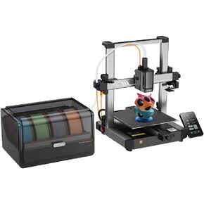 Anycubic Kobra 3 Combo Without Filament, Multicolor 3D Printer Smart Print in 4 Colors with Anycubic ACE Pro, Max 600mm/s Speed 4.3-inch Adjustable Screen, Filament Drying at All Times, 250x250x260mm