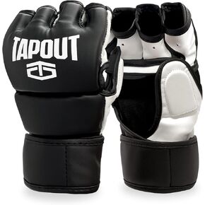 TAPOUT MMA Gloves for Men & Women Grappling UFC Training & Sparring, Martial Arts Punching Bag Gloves Muay Thai, MMA