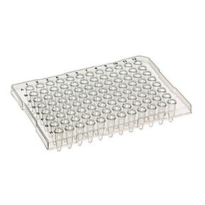 3420-00-520LF 96-Well ABI-Style لوحات PCR، شبه متعرجة، من نوع ABI، شفافة، عبوة من 10 قطع