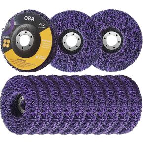 10PCS Strip Discs for Angle Grinder Paint Scraper Rust Remover for Metal, 4 Inch Paint Stripper Abrasive Wheel Surface Polish Clean Tool