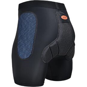 BenKen 3D Hip Protection Eva Butt Pads Protective Padded Shorts for HIPS Tailbone & Butt, Padded Shorts for Skiing Skating Snowboarding Skateboarding