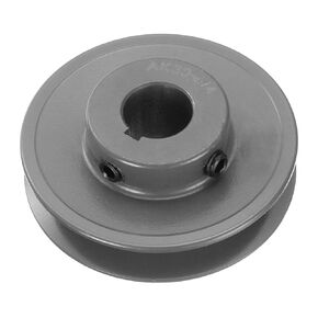 uxcell AK30-3/4 V-Belt Sheave 3/4"Bore 3.05"OD Single Groove Web Sheave Bored-to-Size Sheave, Cast Iron, Belt Section for 4L or A Belt