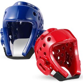 2 Pcs Taekwondo Karate Headgear Karate Sparring Gear Sparring Helmet Boxing Headgear for Men Women Thai Kickboxing Sparring Taekwondo Karate