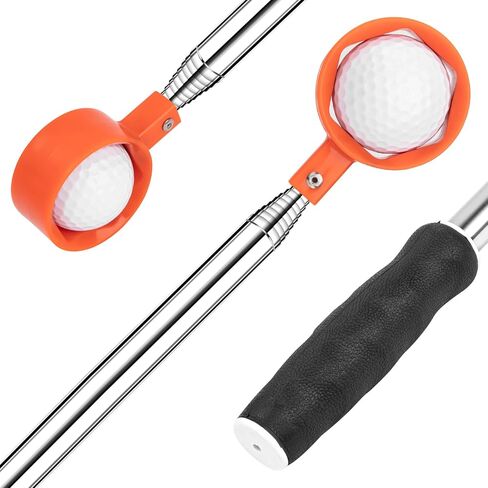 montela golf Ball Retriever Telescopic 9/12FT Golf Ball Water Retrievers Aluminum Alloy Golf Ball Grabber Golf Ball Retriever for Water Golf Accessories Golf Gift for Men in Saudi Arabia