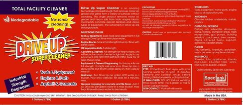 Concentrated Degreaser 1 x 1 gal, Multi Surface, Safe Degreaser, Remove Motor Oil from Concrete, Industrial Strength in Saudi Arabia