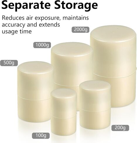 صندوق أوزان المعايرة 100 جرام من QP، منظم أوزان بلاستيكي مع حماية إسفنجية شاملة، صندوق أوزان معايرة المقياس مع ختم قوي، مناسب لأوزان المعايرة في حدود 100 جرام in Kuwait