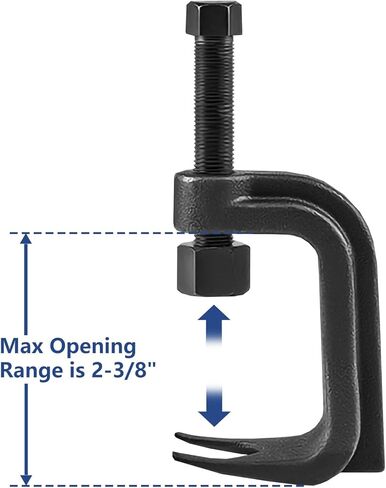 فاصل الكرة المشتركة العالمي مجتذب 2-3 / 8 مع ذراع التحكم السفلي المتطفل أداة الكرة المشتركة فاصل عدة أداة إزالة لفصل مفاصل الكرة الأسلحة قضبان التعادل (وليس أداة ذراع التحكم) in Kuwait