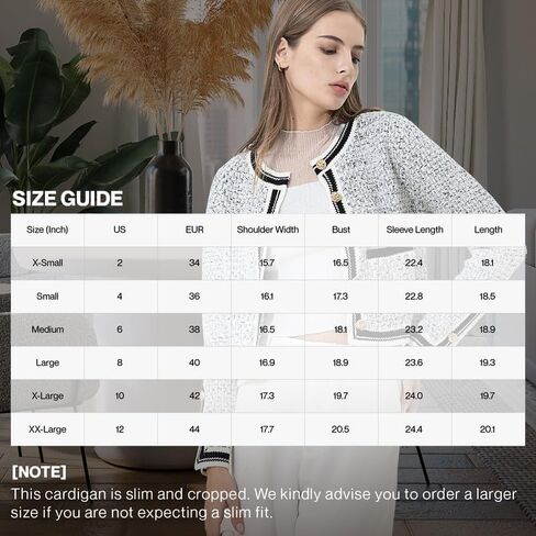 Women's Casual Cardigans Open Front Contrast Trim Short Button Long Sleeved Cropped Sweater Outwear in Kuwait