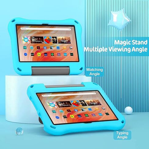 Case for 10 inch Tablet 2023&2021 - Riaour Shockproof Case Cover with Handle Stand for 2023 10 inch Tablet,(Incompatible with iPad Samsung 10 inch Tablet).Purple in Saudi Arabia