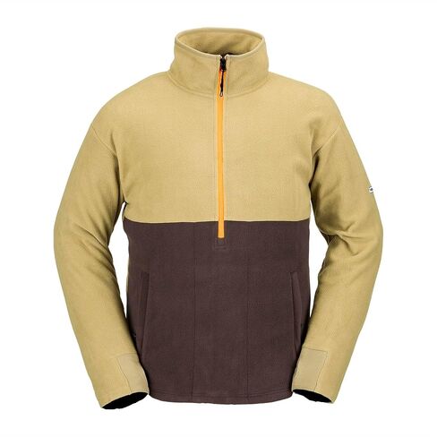 Volcom Men's Polar Fleece Mock Neck 1/2 Zip Snowboard Ski Baselayer in Saudi Arabia