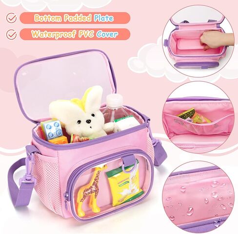 Bike Basket Front Kids, Bicycle Basket, Cute Bike Accessories Fit Most of Handlebar, Tricycle, Scooter Bag for Girls and Boys with Shoulder Strap in Kuwait