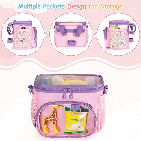 Bike Basket Front Kids, Bicycle Basket, Cute Bike Accessories Fit Most of Handlebar, Tricycle, Scooter Bag for Girls and Boys with Shoulder Strap in Kuwait